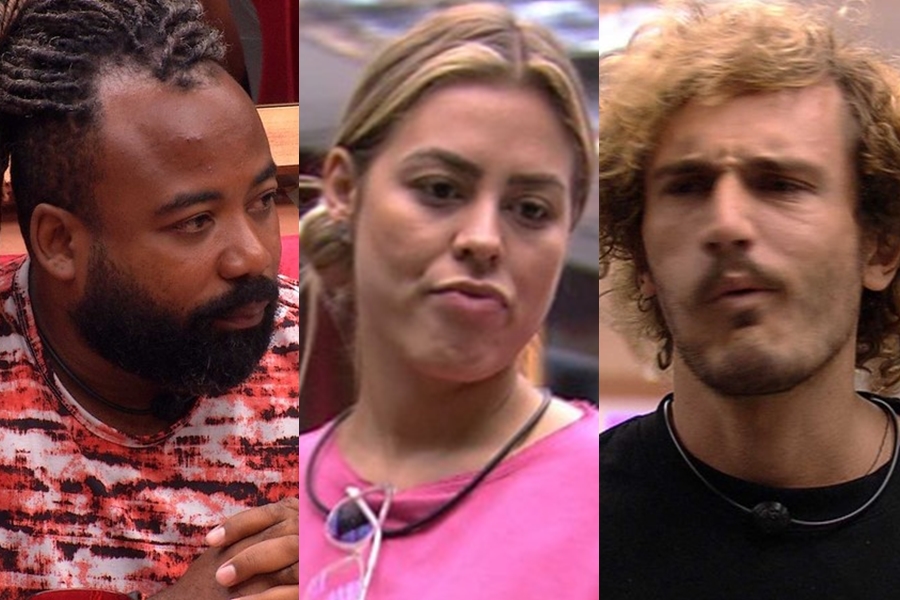 Rodrigo, Isabella e Alan no BBB19 (Foto: Reprodução)