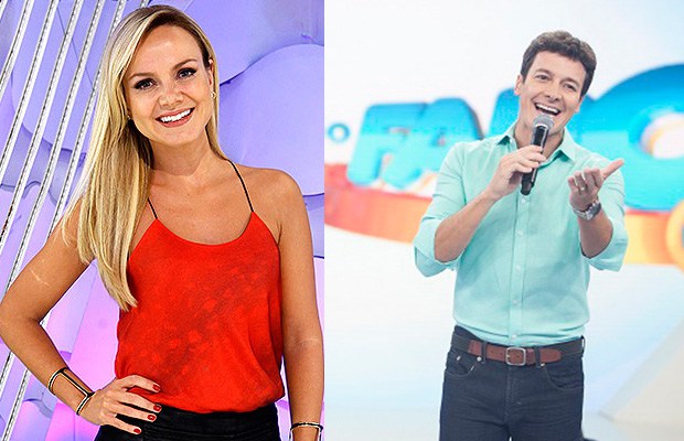 Eliana e Rodrigo Faro são concorrentes na TV (Foto: Divulgação)