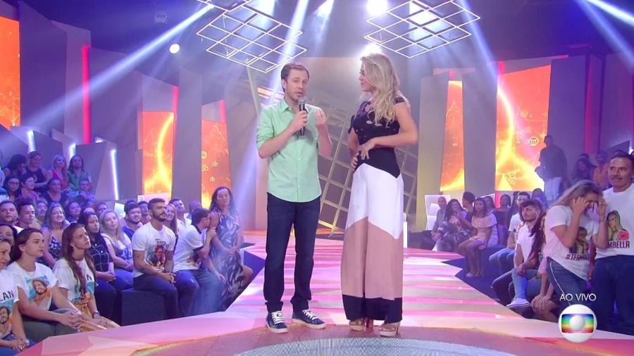 Leifert e Isabella no BBB19 (Foto: Reprodução)