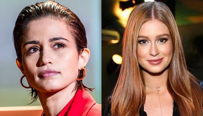 As atrizes Nanda Costa e Marina Ruy Barbosa (Foto: Divulgação/Montagem TV Foco)