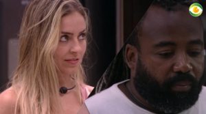 Paula mostra preconceito contra Rodrigo no Big Brother Brasil (Foto: Montagem/TV Foco)