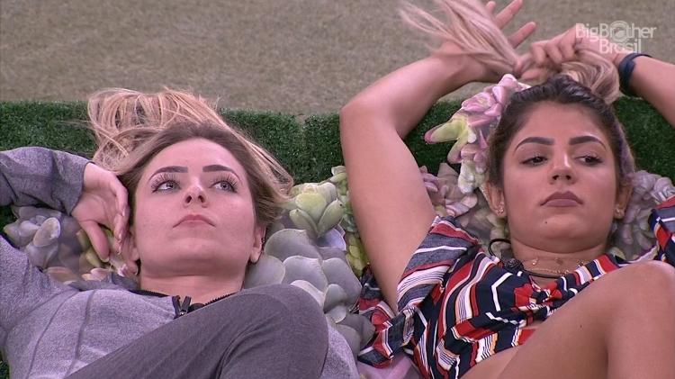 Hariany e Paula no BBB19 (Foto: GloboPlay)