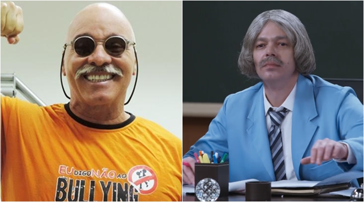 Paulo Cintura criticou remake da Escolinha na Globo. (Foto: Montagem/Reprodução)