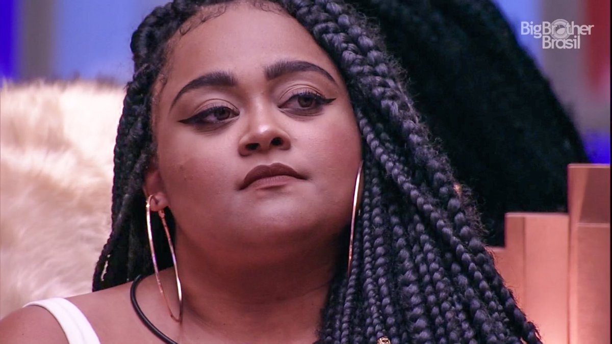 Rízia está no 3º paredão do BBB19 (Foto: Reprodução)