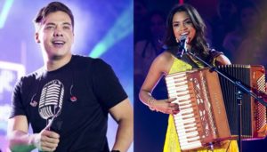 Os cantores Wesley Safadão e Lucy Alves
(Foto: Divulgação)