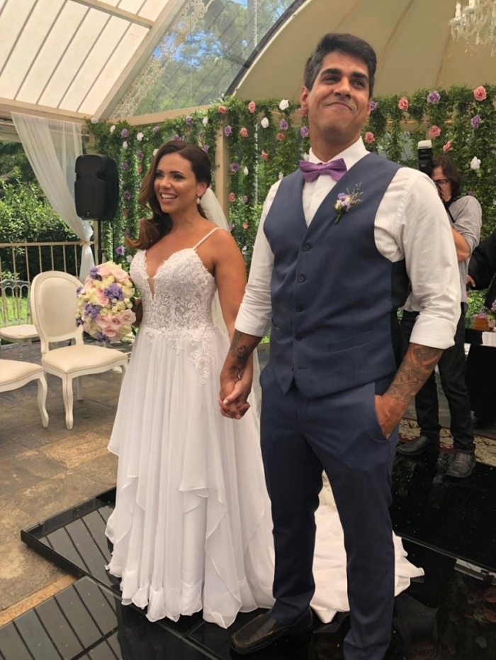 Ex-marido de Lulu Santos se casou com uma mulher (Foto: Reprodução)