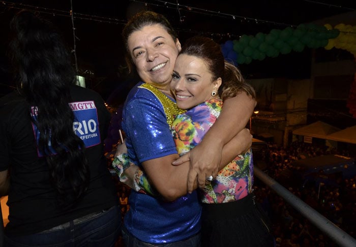 David Brazil e Viviane Araújo (Foto: Reprodução)