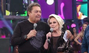 Ana Maria Braga e Faustão (Foto: Reprodução/Globo)