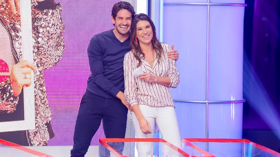 Alexandre Pato faz surpresa romântica para Rebeca Abravanel no Roda a Roda (Foto: Divulgação)