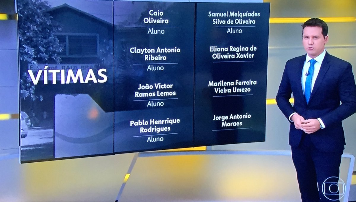 Lista de vítimas (Foto: Reprodução)