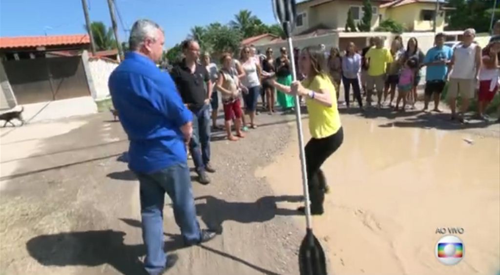 Susana Naspolini ao vivo na Globo (Foto: Divulgação)