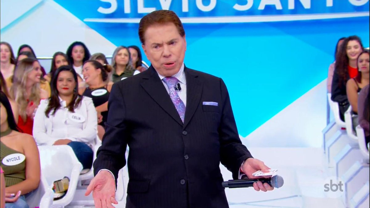 O apresentador Silvio Santos resolveu repaginar o visual antes de voltar ao SBT (Foto: Reprodução)