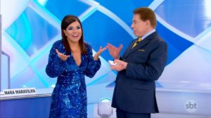 Mara Maravilha é a queridinha de Silvio Santos