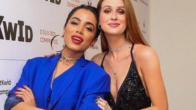 Anitta e Marina Ruy Barbosa trocam elogios nas redes sociais (Foto: Reprodução)