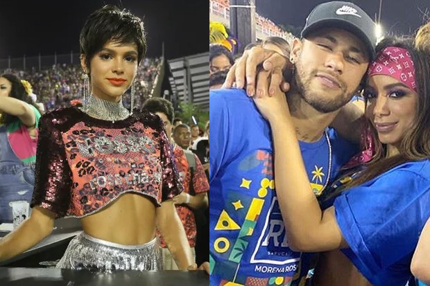 Bruna Marquezine, Neymar e Anitta (Foto: Divulgação)