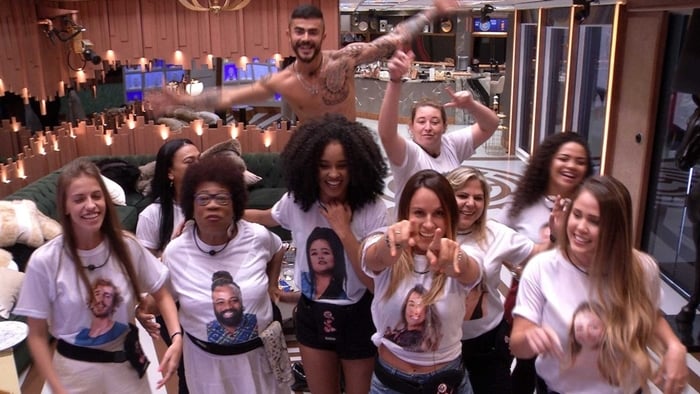 Familiares dos brothers na casa do BBB 19 (Foto: Divulgação/Globo)