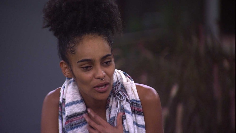 Gabriela em conversa no BBB19 (Foto: Reprodução)