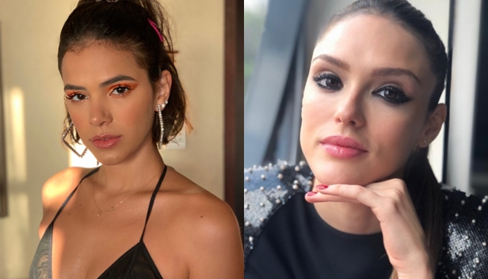 globo Bruna Marquezine e Isabelle Drummond william bonner e patrícia poeta (Foto: Reprodução/Montagem)