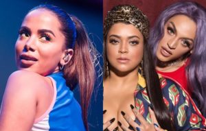 Anitta, Preta Gil e Pabllo Vittar (Foto: Reprodução)