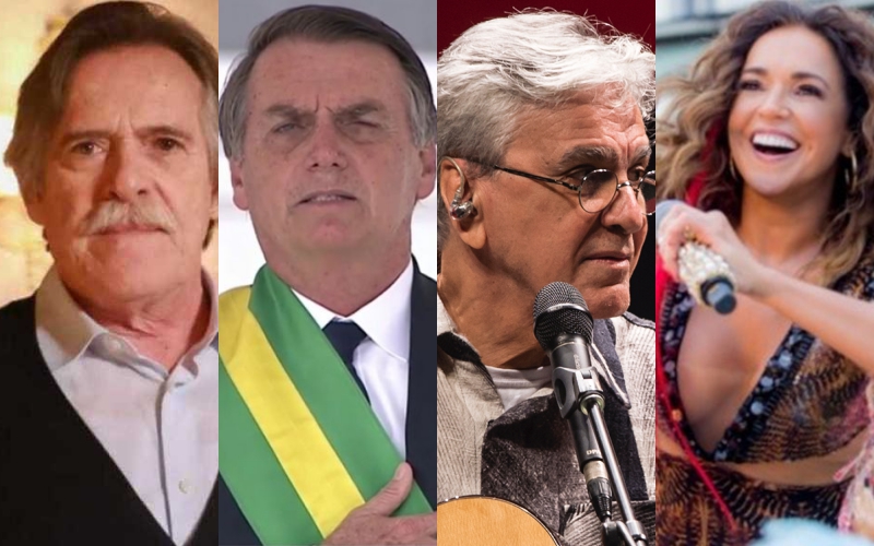 Bolsonaro entra em guerras com famosos