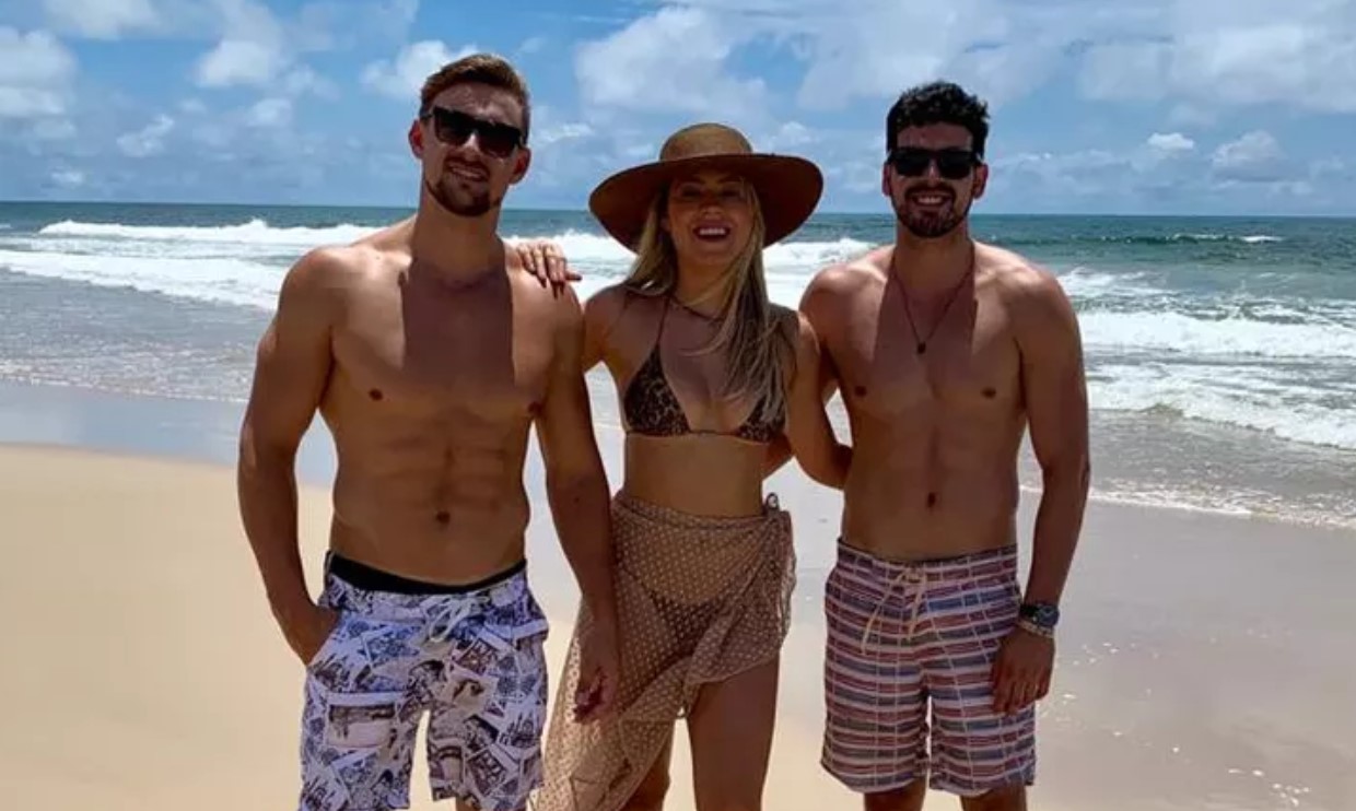 Diego, Maycon e Isabella em encontro fora do BBB19 (Foto: Reprodução/Instagram)