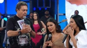 No Domingão do Faustão, Simone e Simaria falaram sobre o passado (Foto: Reprodução/Globo)