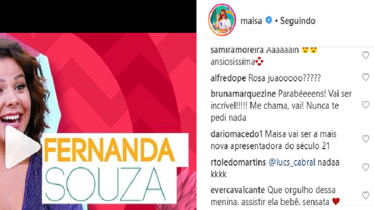 Bruna Marquezine pede para participar do Programa da Maisa (Foto: Reprodução)