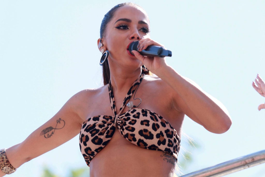 Anitta no Bloco das Poderosas (Foto: Divulgação)