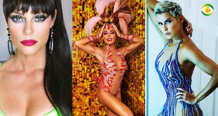 Paolla Oliveira, Deborah Secco, Juliana Paes divas do Carnaval