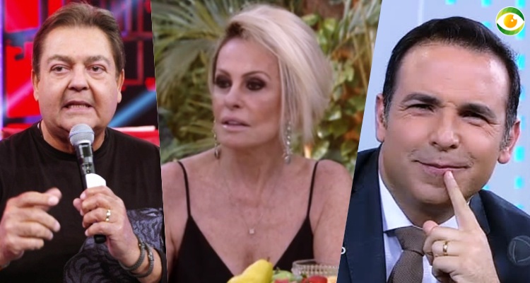 Faustão, Ana Maria Braga e Reinaldo Gottino são apresentadores da TV 