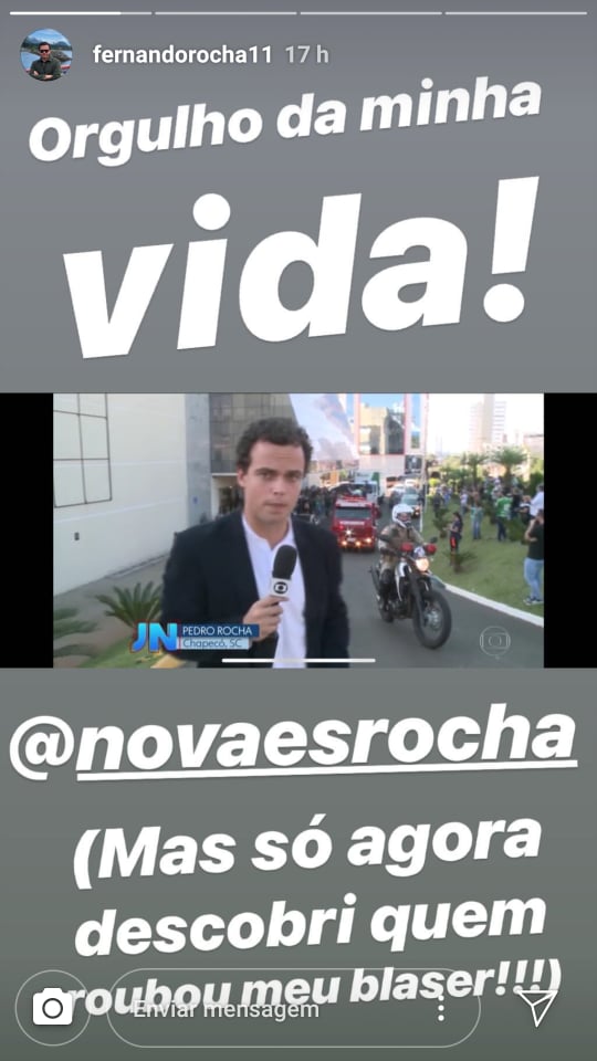 Pedro Rocha no Jornal Nacional