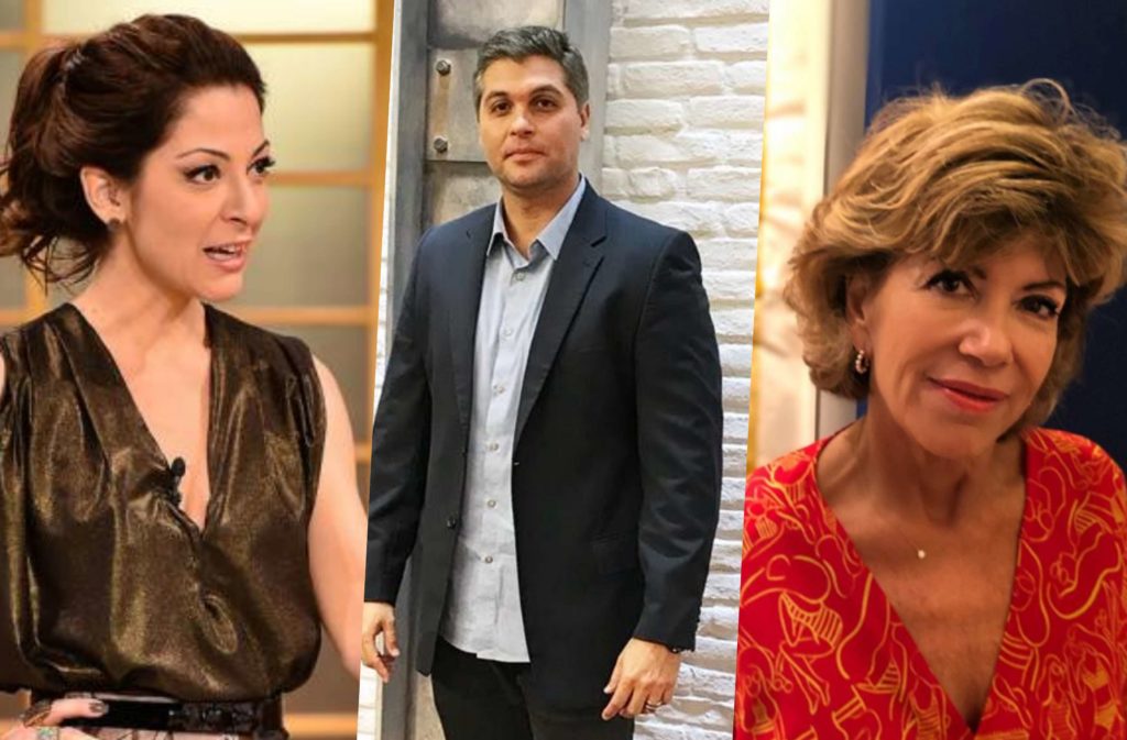 Ana Paula Padrão, Joel Datena e Silvia Poppovic chegam com novidades na Band (Foto montagem: TV Foco)