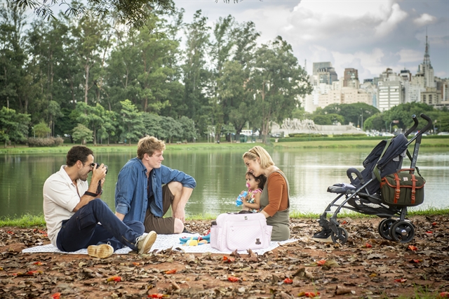 Gravação de Malhação: Toda Forma de Amar no Parque do Ibirapuera, em São Paulo (Foto: Globo/João Cotta)