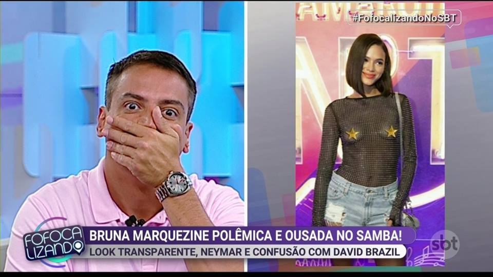 Leo Dias fala sobre Bruna Marquezine no Fofocalizando