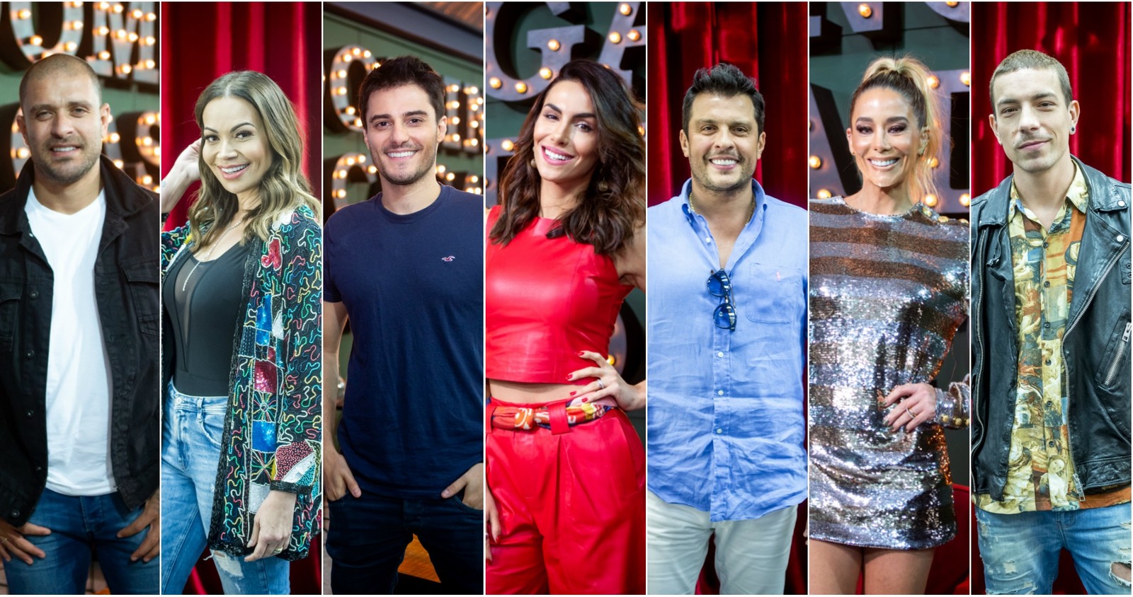 Elenco completo do Show dos Famosos deste ano do Faustão na Globo