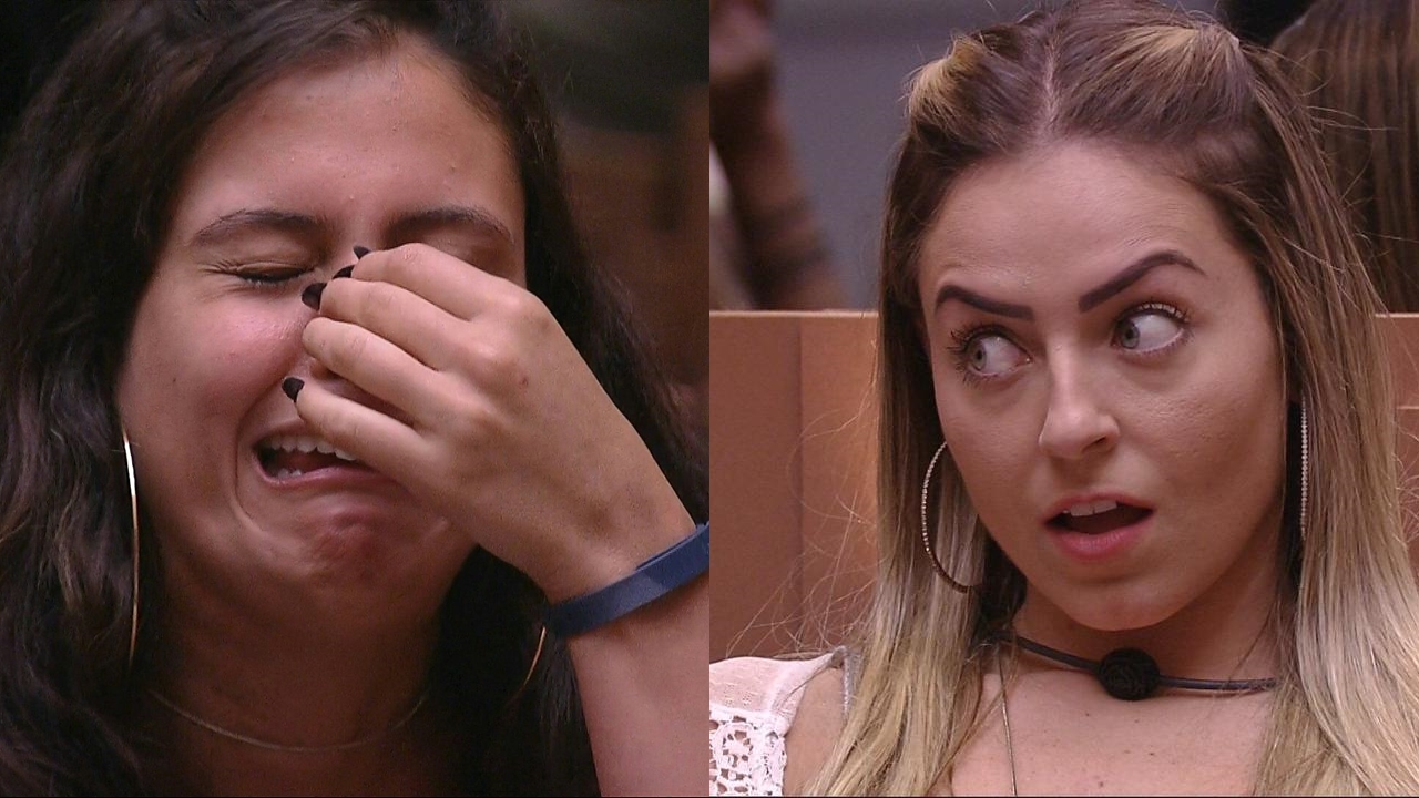 Hana e Paula no BBB19 (Foto: Reprodução)