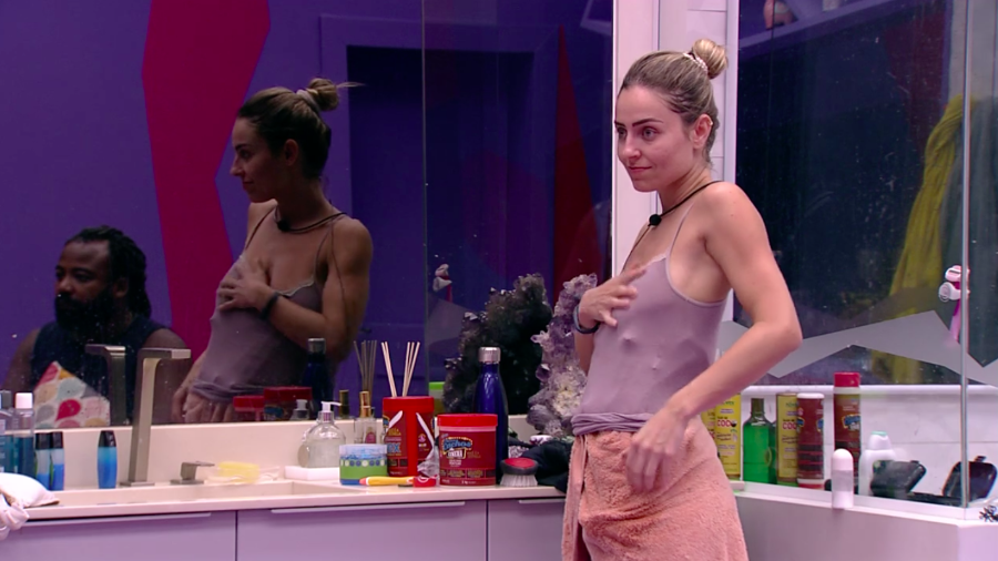 Paula no BBB19 (Foto: Reprodução)