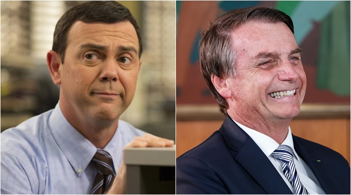 Personagem de Brooklyn Nine-Nine faz referência à Bolsonaro em episódio dublado da série no canal TNT. (Foto: Montagem/Divulgação)