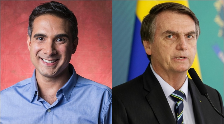 Gustavo Villani ironizou Bolsonaro. (Foto: Montagem/Reprodução)