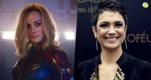 Sandra Annenberg não pode deixar de ver o filme de Capitã Marvel (Foto: Montagem/TV Foco)