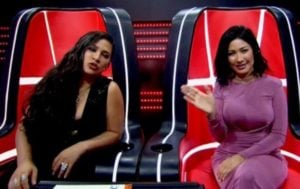 Simone e Simaria brincaram bastante no The Voice Kids (Foto: Reprodução)