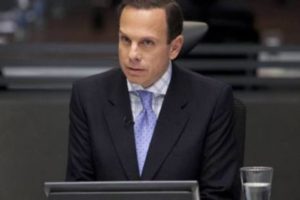 João Doria Jr., na gravação da sétima edição de 'O Aprendiz',