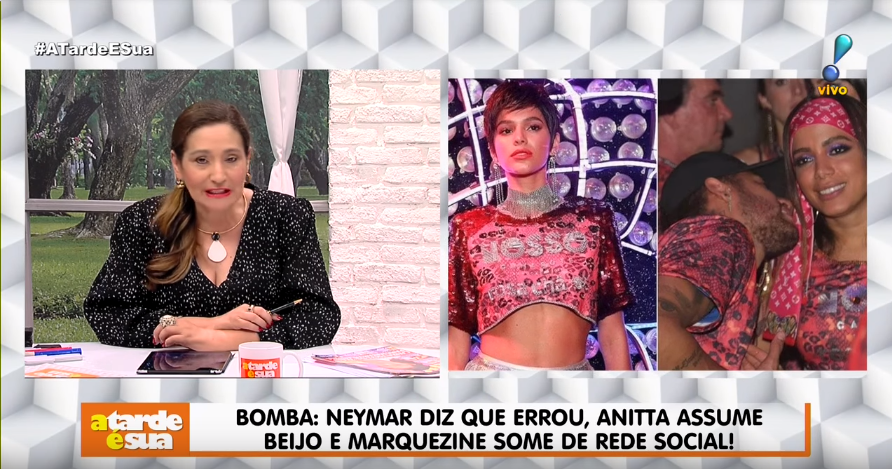 Sonia Abrão fala sobre Neymar, Bruna Marquezine e Anitta (Foto: Reprodução)