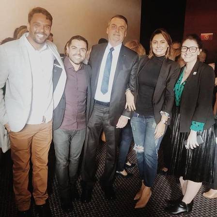 Michelle Bolsonaro e Jair Bolsonaro