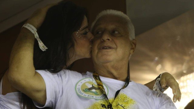 Antonio Fagundes com a esposa Alexandra Martins (Foto: Fred Pontes/Divulgação)