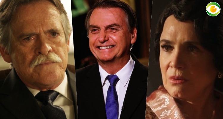 Zé de Abreu e Regina Duarte, ambos da Globo, briga por Bolsonaro