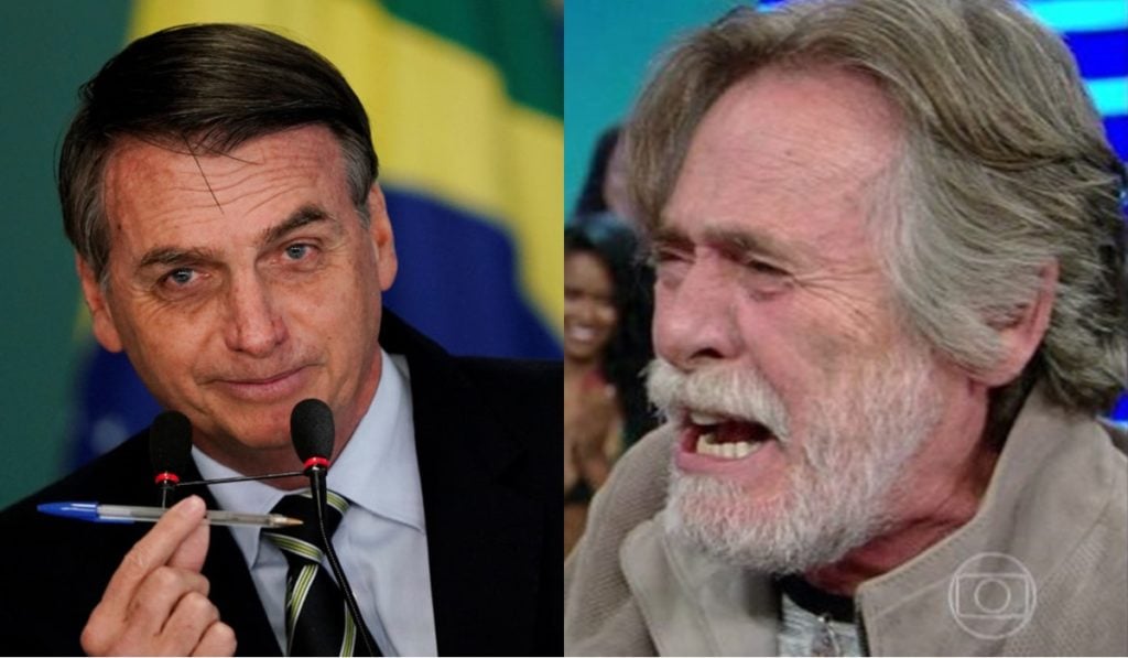 Bolsonaro e Zé de Abreu (Foto: Montagem)