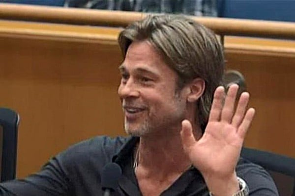 Juíza interrompe Brad Pitt (Foto: Reprodução)