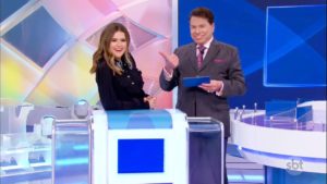 Silvio Santos colocou Maisa contra a parede ao seu programa no SBT. (Foto: Reprodução)