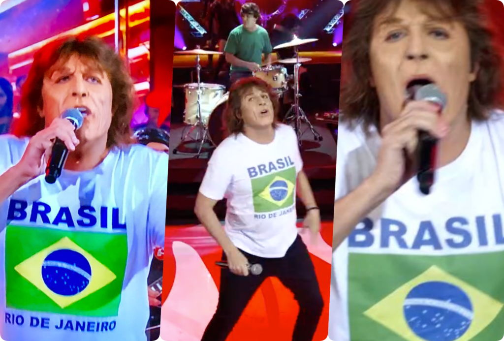 Wellington Muniz, o humorista Ceará, está no Show dos Famosos e fez o cover de Mick Jagger na Globo